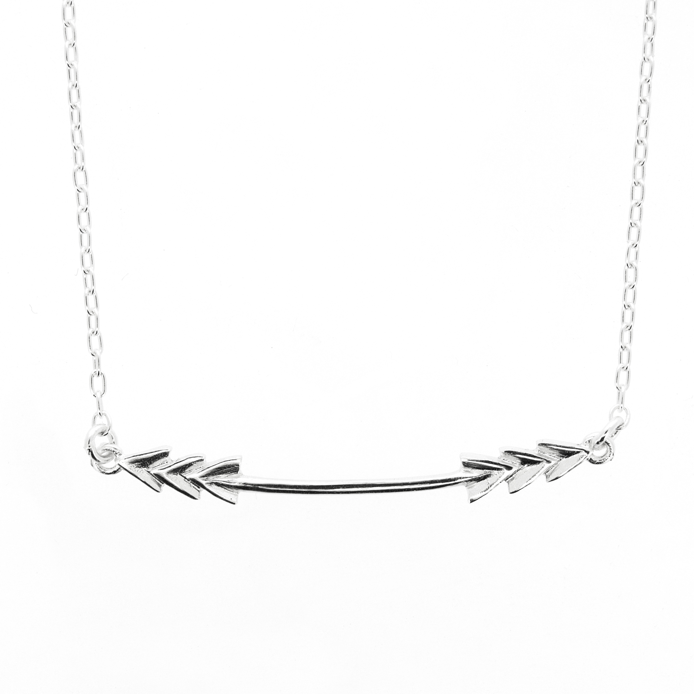 Silver Creation Triple Arrow Necklace