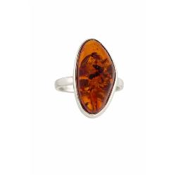 Bespoke Cognac Amber Ring