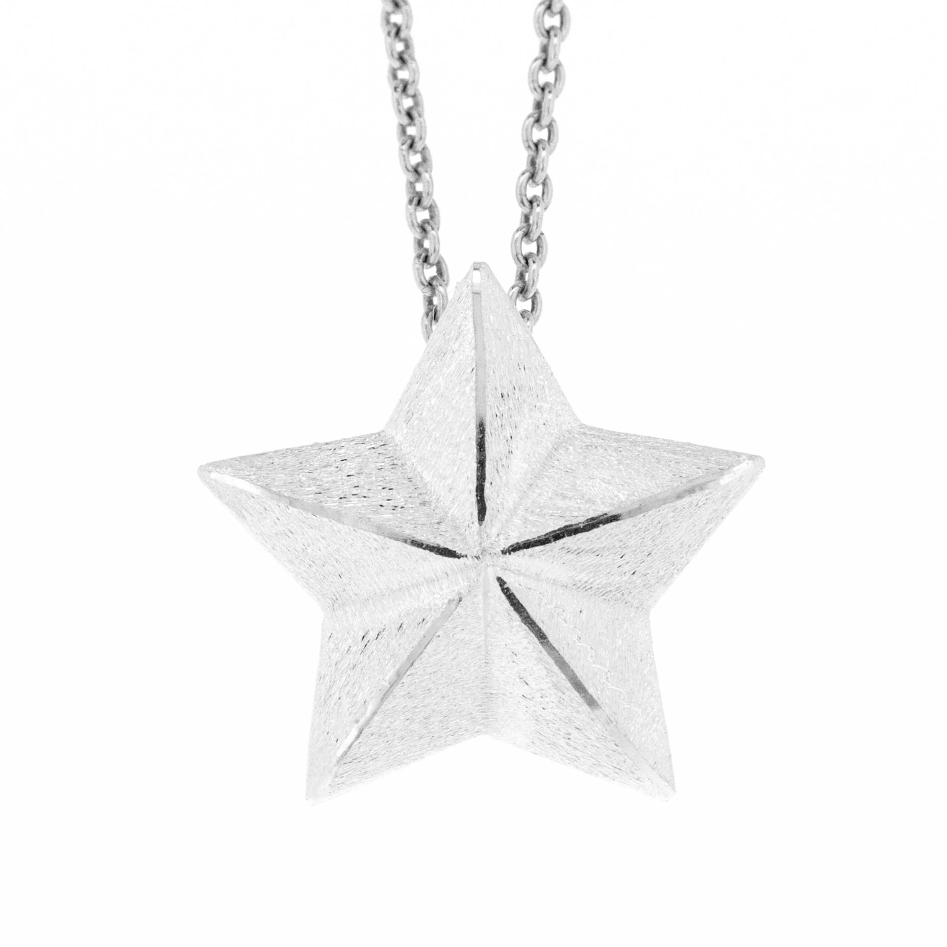Silver Creation Festive Star Pendant 