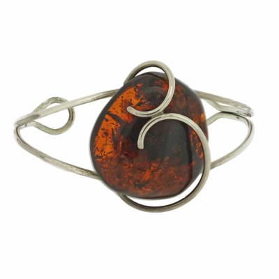 Bespoke Cognac Amber Bangle