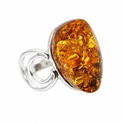 Bespoke Green Amber Ring