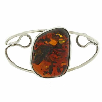 Bespoke Cognac Amber Cuff