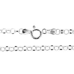 Simply Silver 8 inch Belcher Link Bracelet