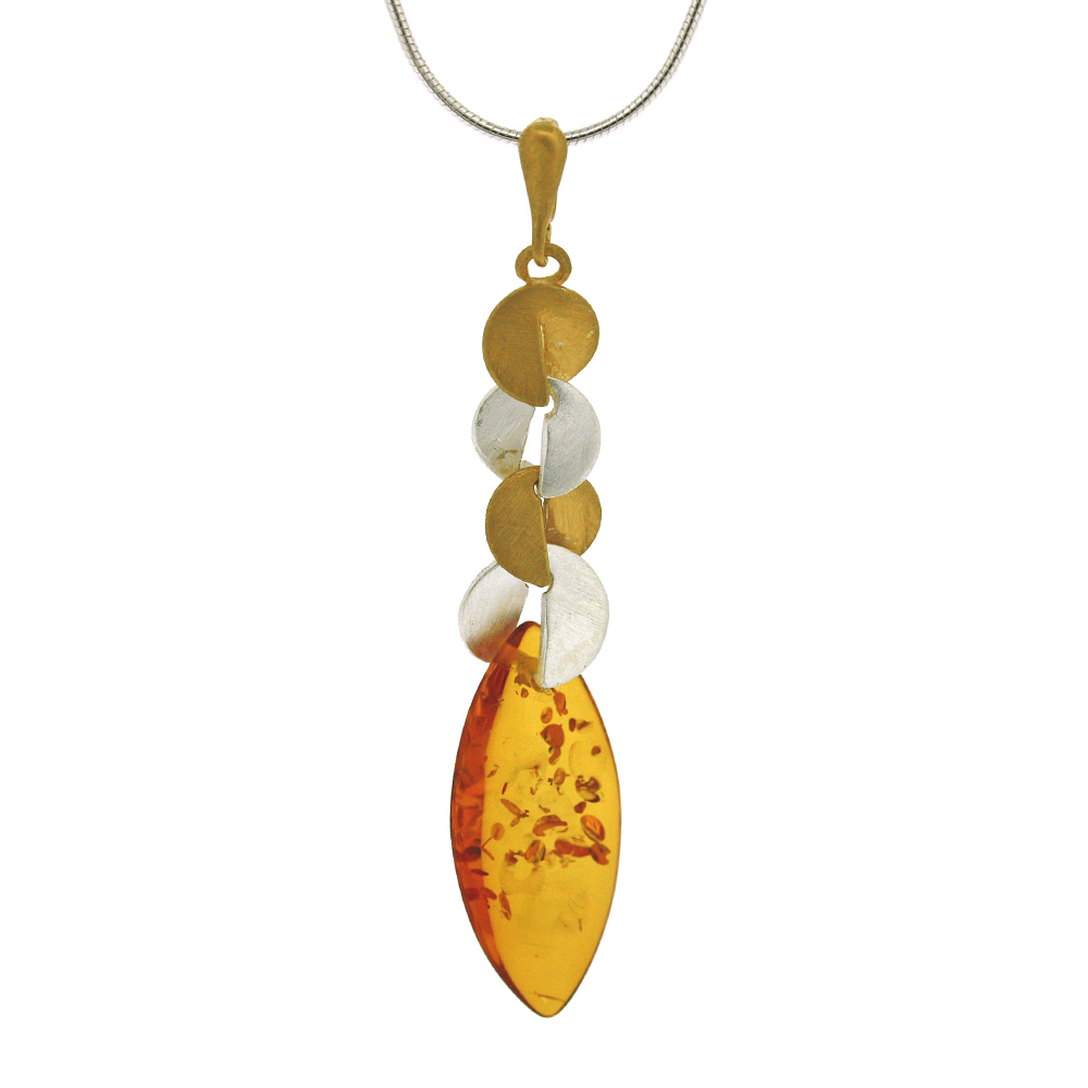 Amber Art Fusion Pendant