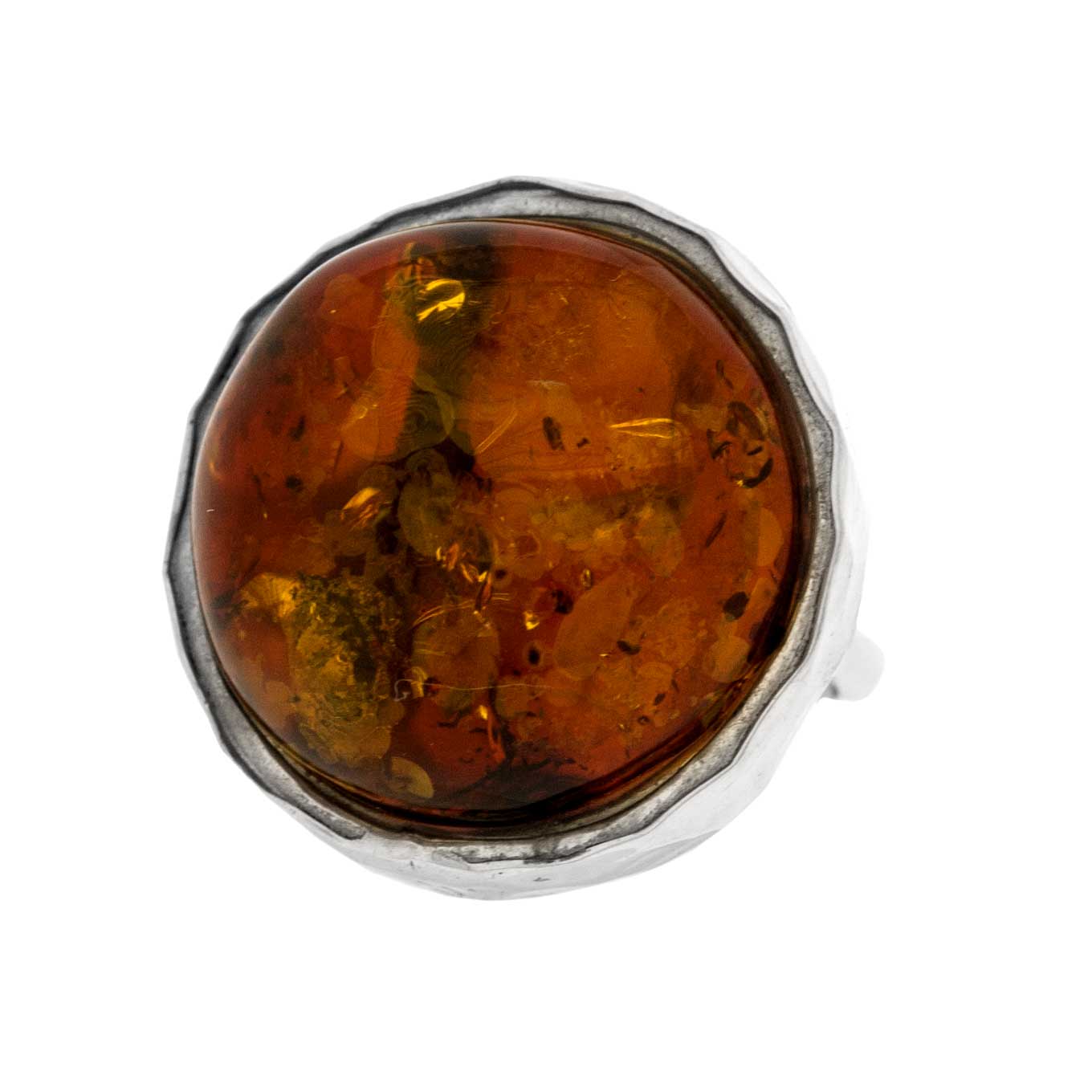 Bespoke Green Amber Ring