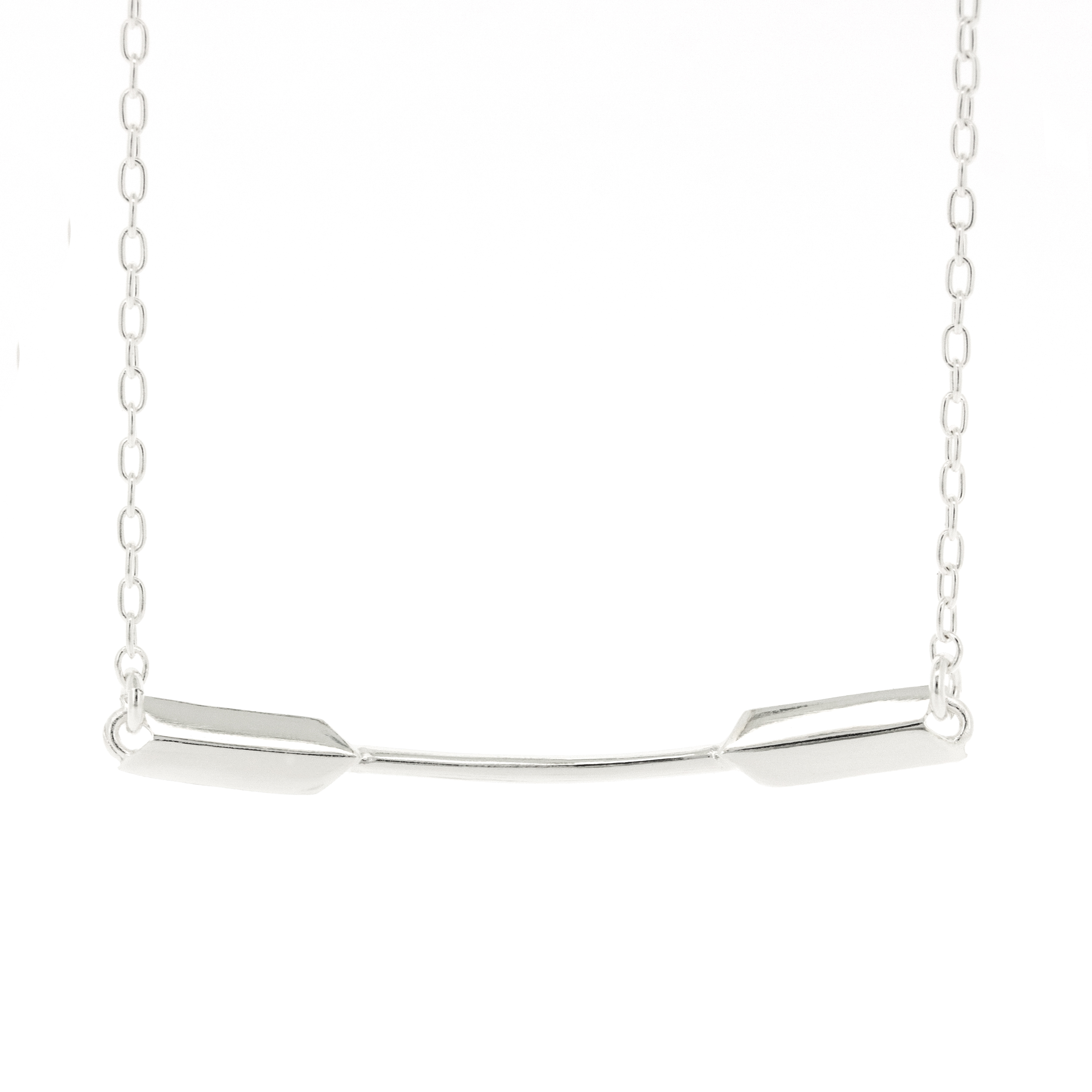Silver Creation Arrow Necklace