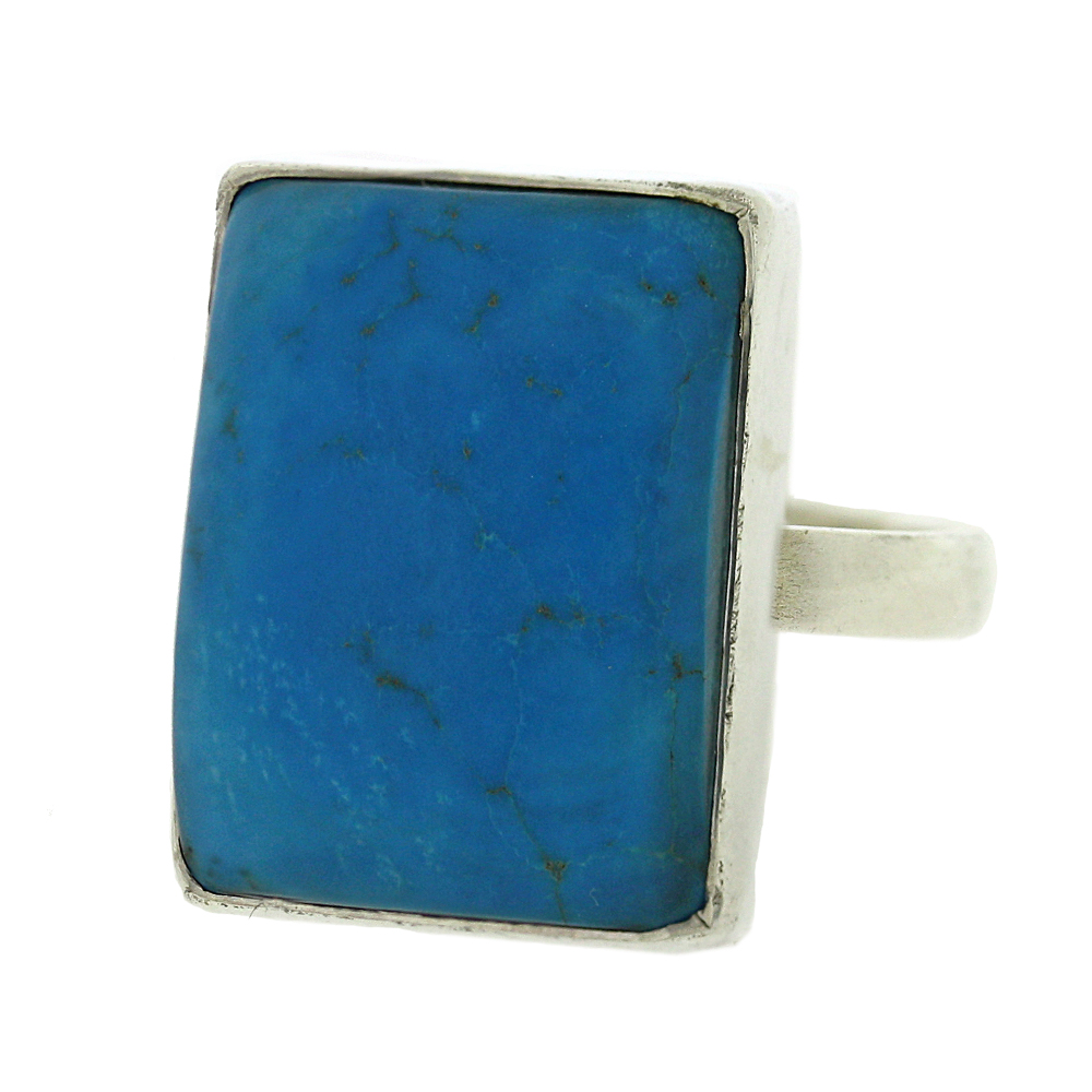 Medium Rectangle Stone Ring
