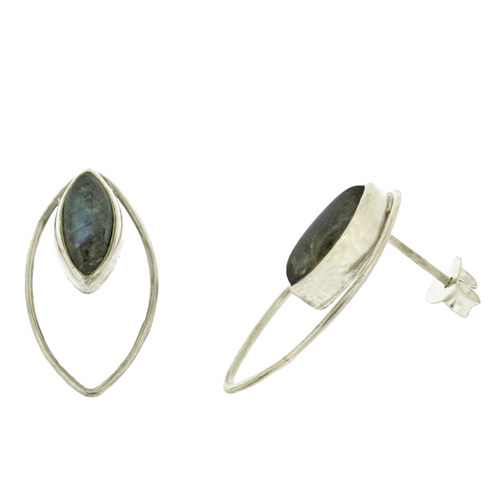 Bemine Double Marquise Studs