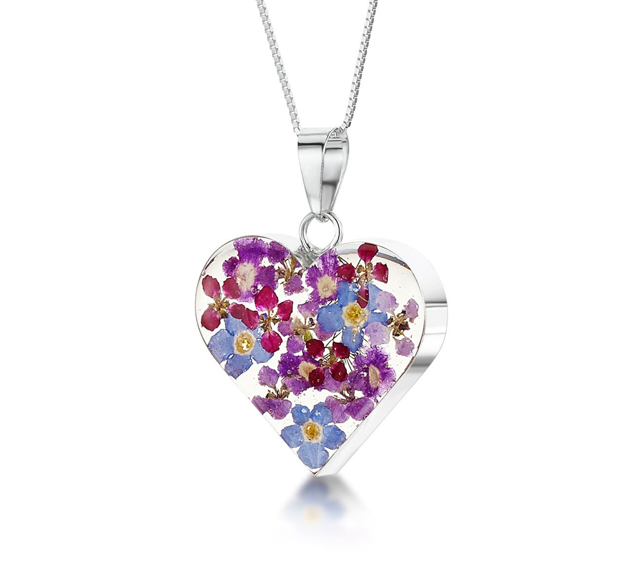 Shrieking Violet Purple Haze Heart Pendant