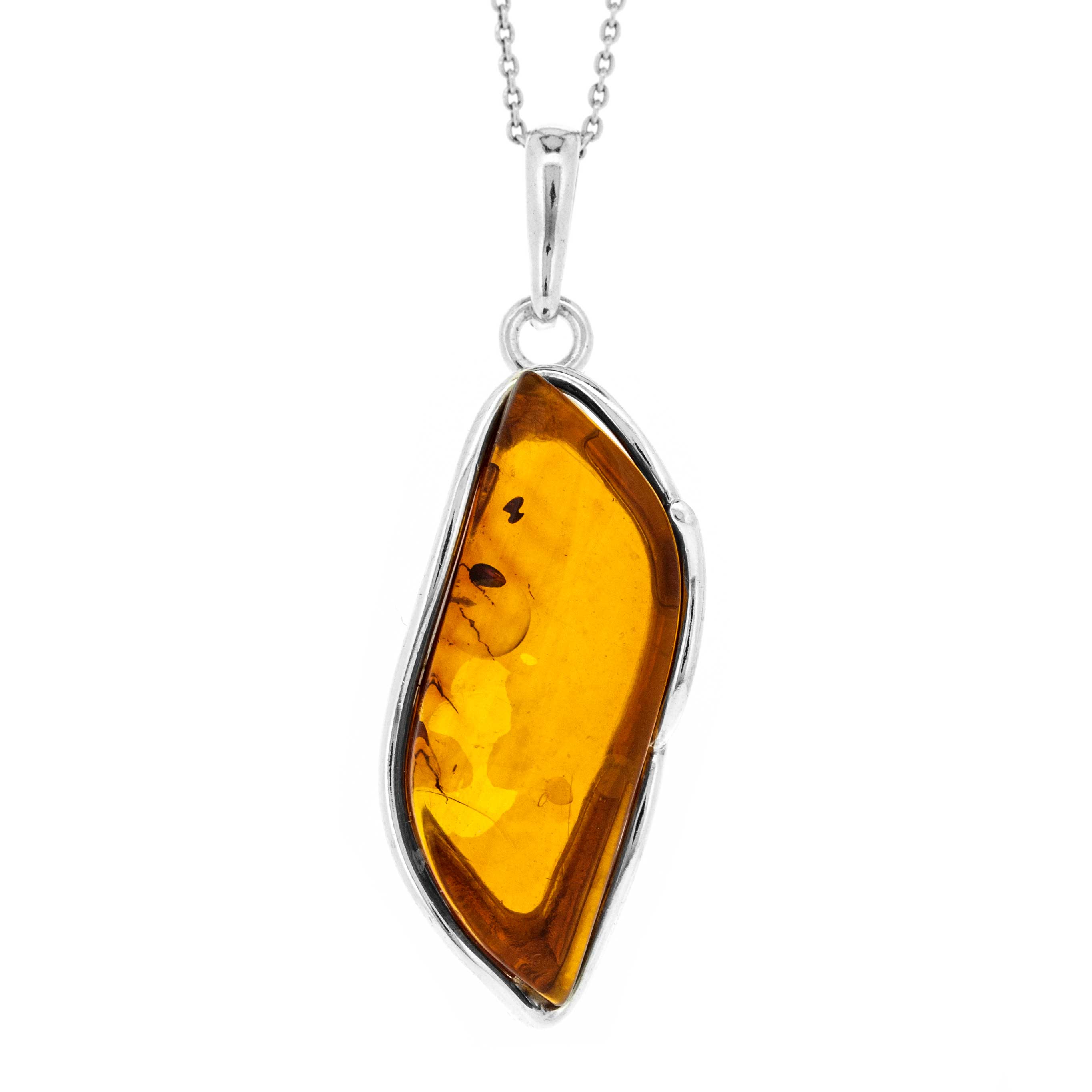 Bespoke Cognac Amber Pendant 