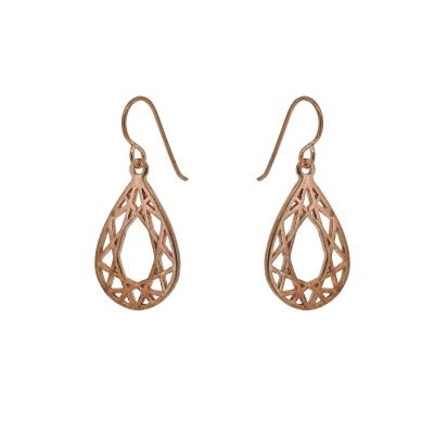 Geo Diamonds Pear Cut Drop Earrings