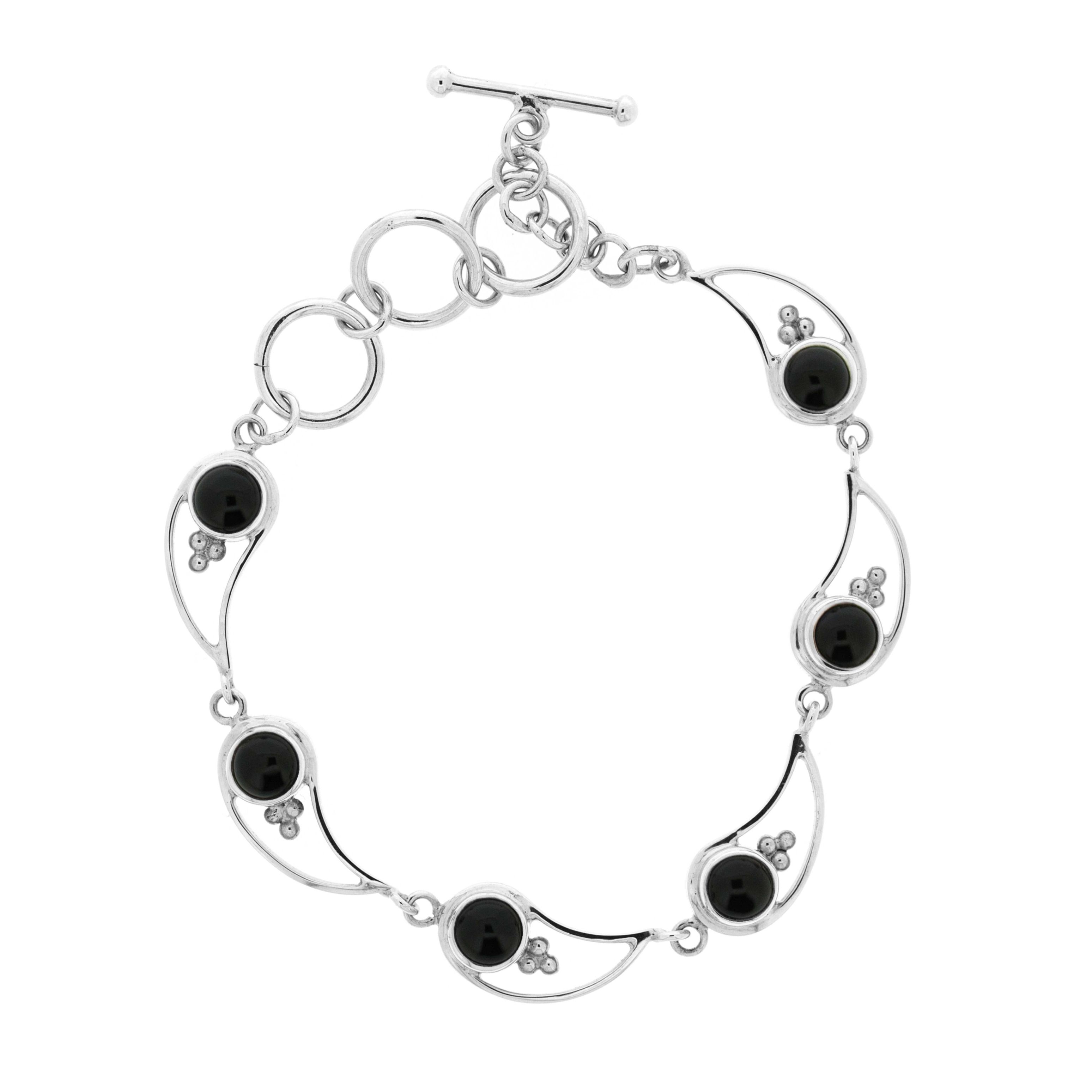 Tear Shape Link Bracelet