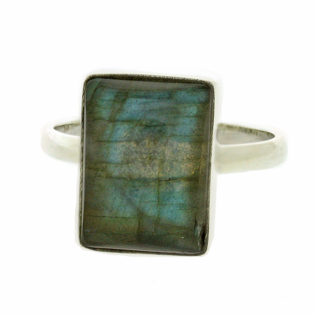 Small Rectangle Stone Ring