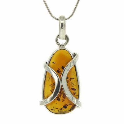 Bespoke Cognac Amber Pendant