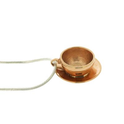 Silver Creation Tea Cup Pendant 