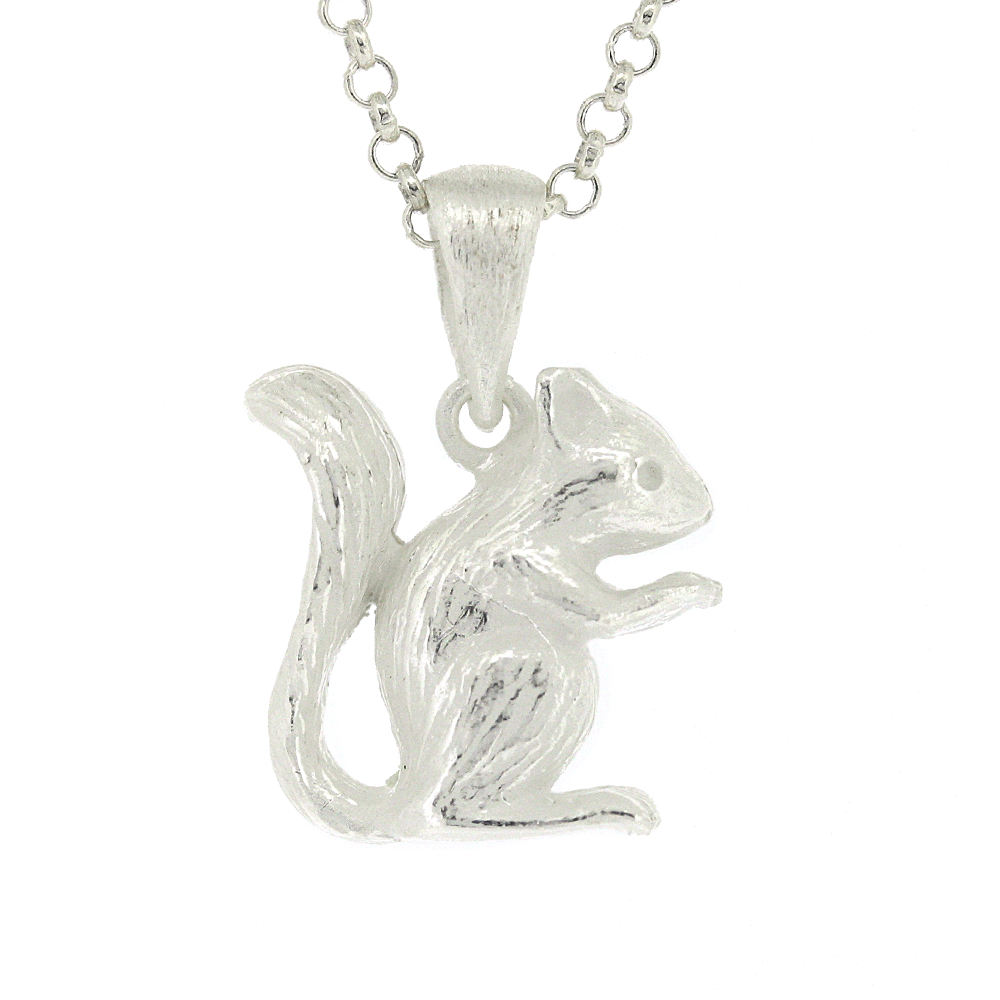 Silver Creation Squirrel Pendant 