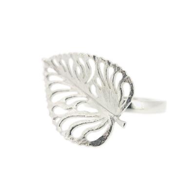 Kitten  Large Liberty Leaf Ring