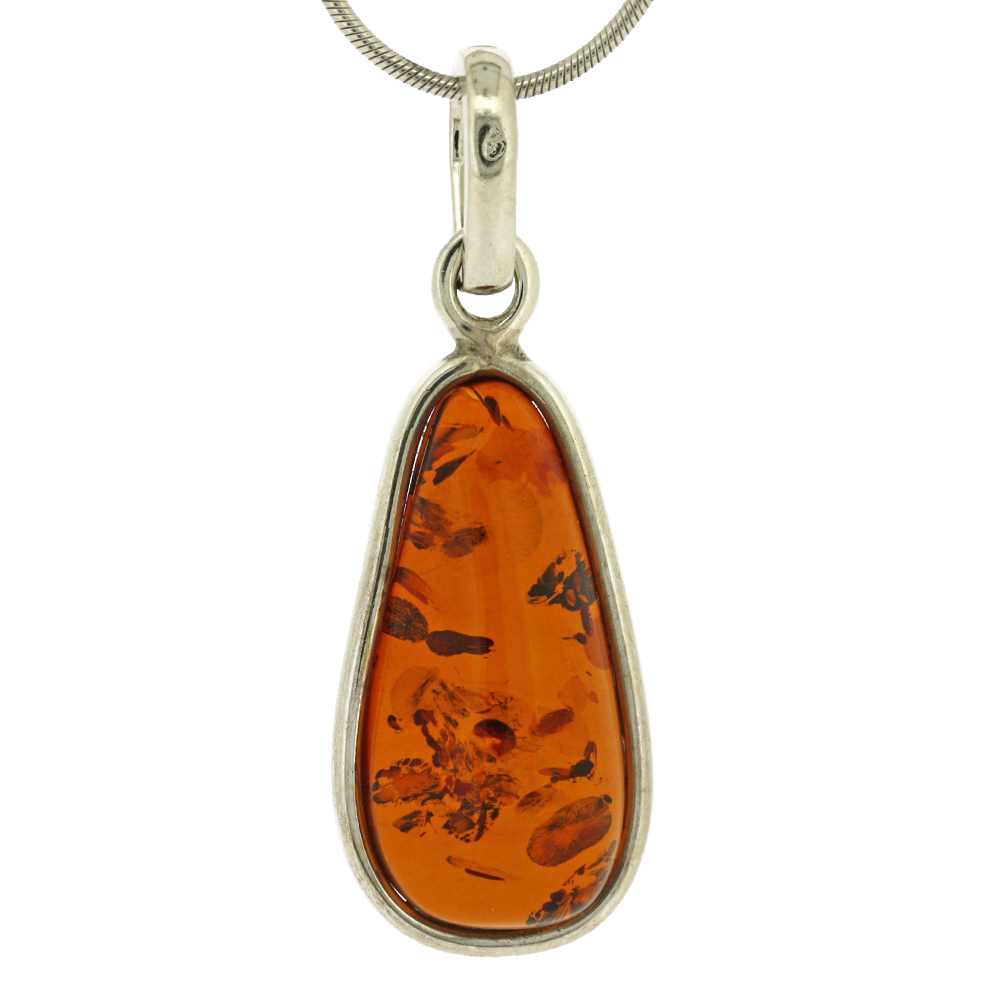 Bespoke Cognac Amber Pendant 