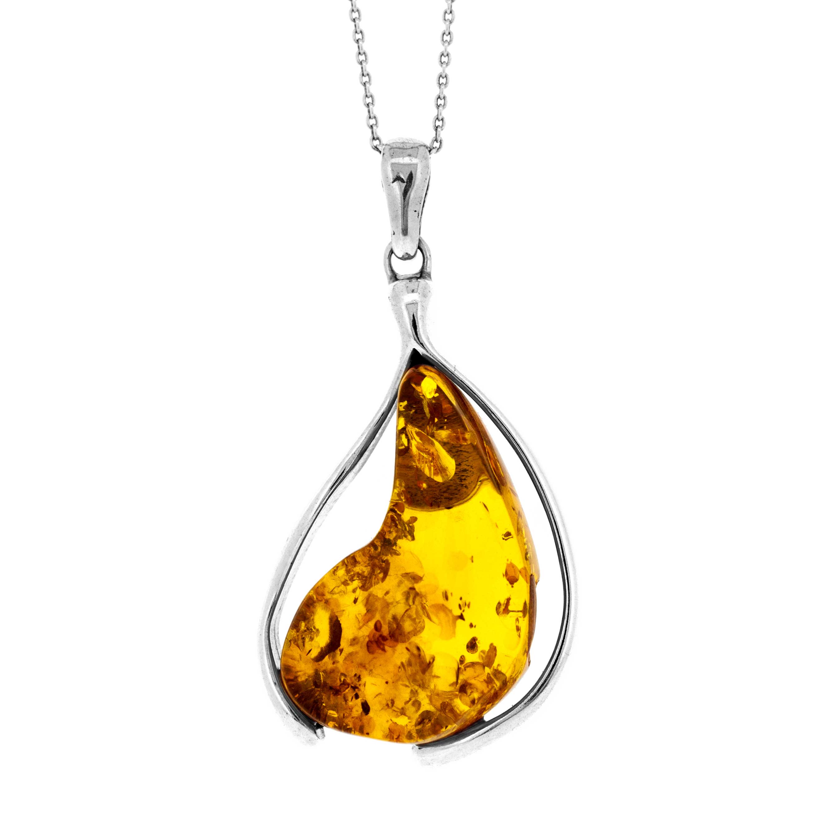 Bespoke Cognac Amber Pendant