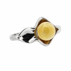 Bespoke Lemon Amber Ring