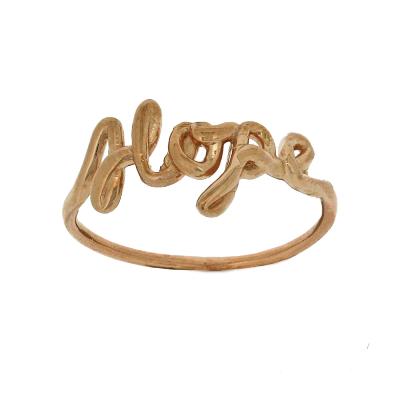 Silver Creation Inspiration Hope Ring