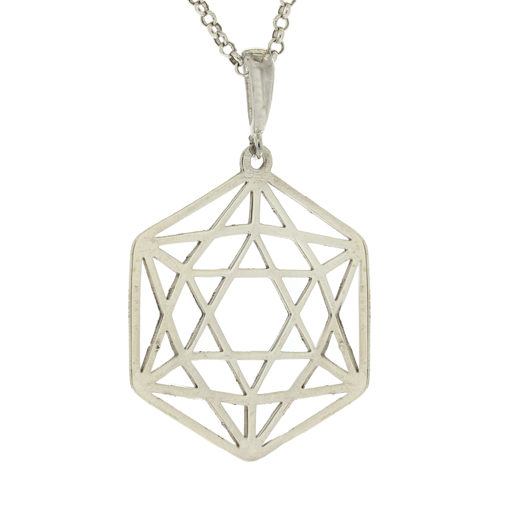 Simply Silver Sacred Geometry Pendant