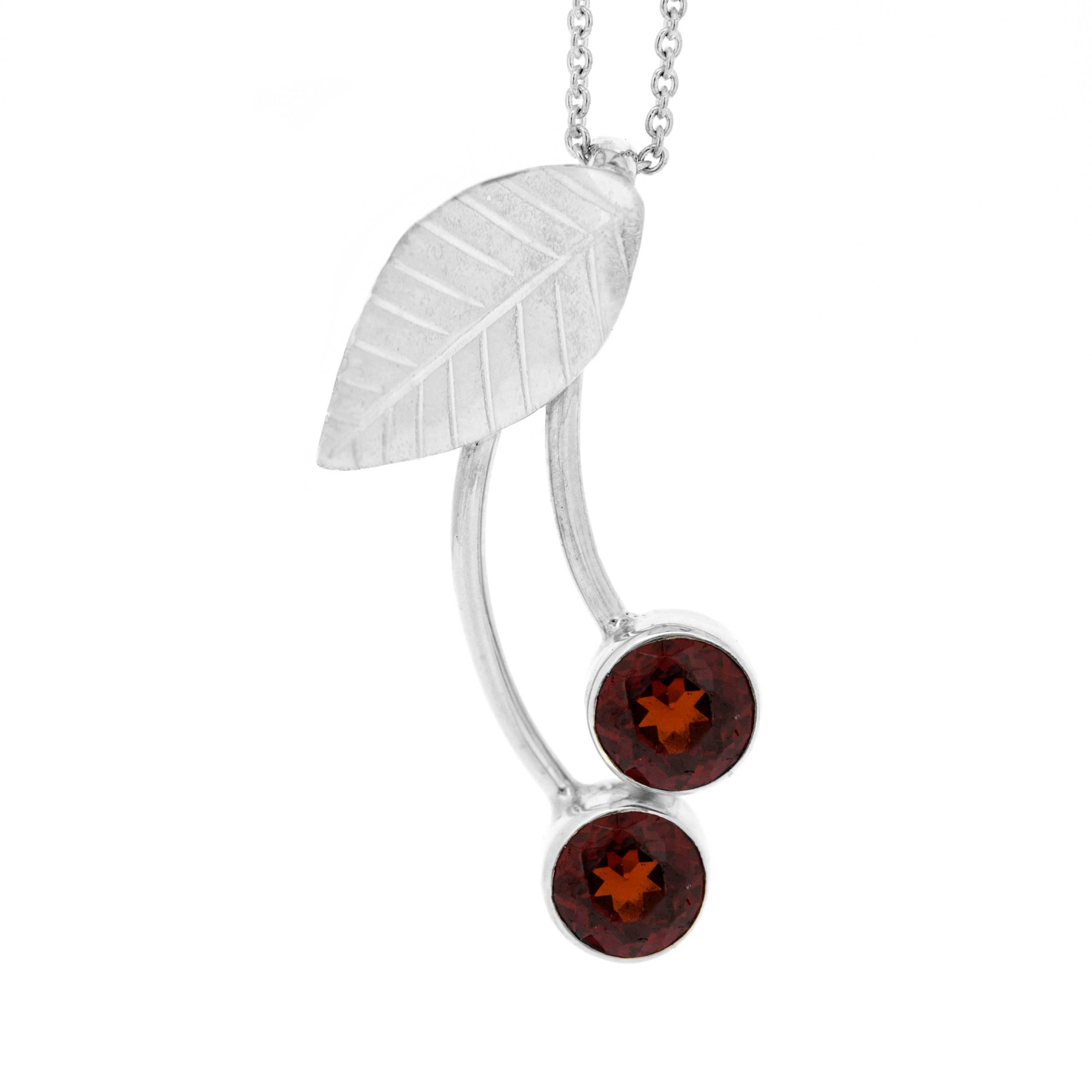 Bemine Cherry Design Stone Pendant 