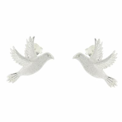 Silver Creation Broadland Dove Stud Earrings