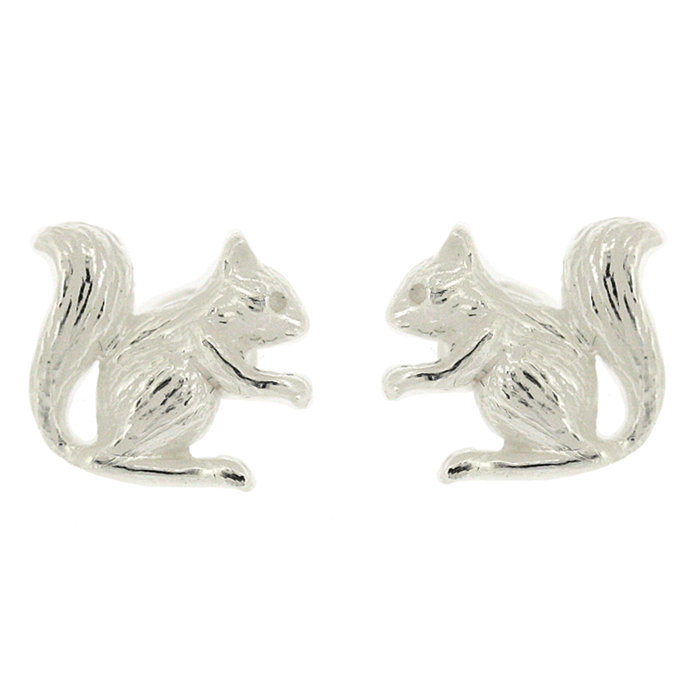 Silver Creation Squirrel Studs Earrings