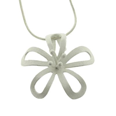 Silver Creation Daisy Burst Pendant 