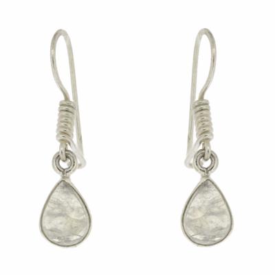 Small Tear Drop Stone Earrings