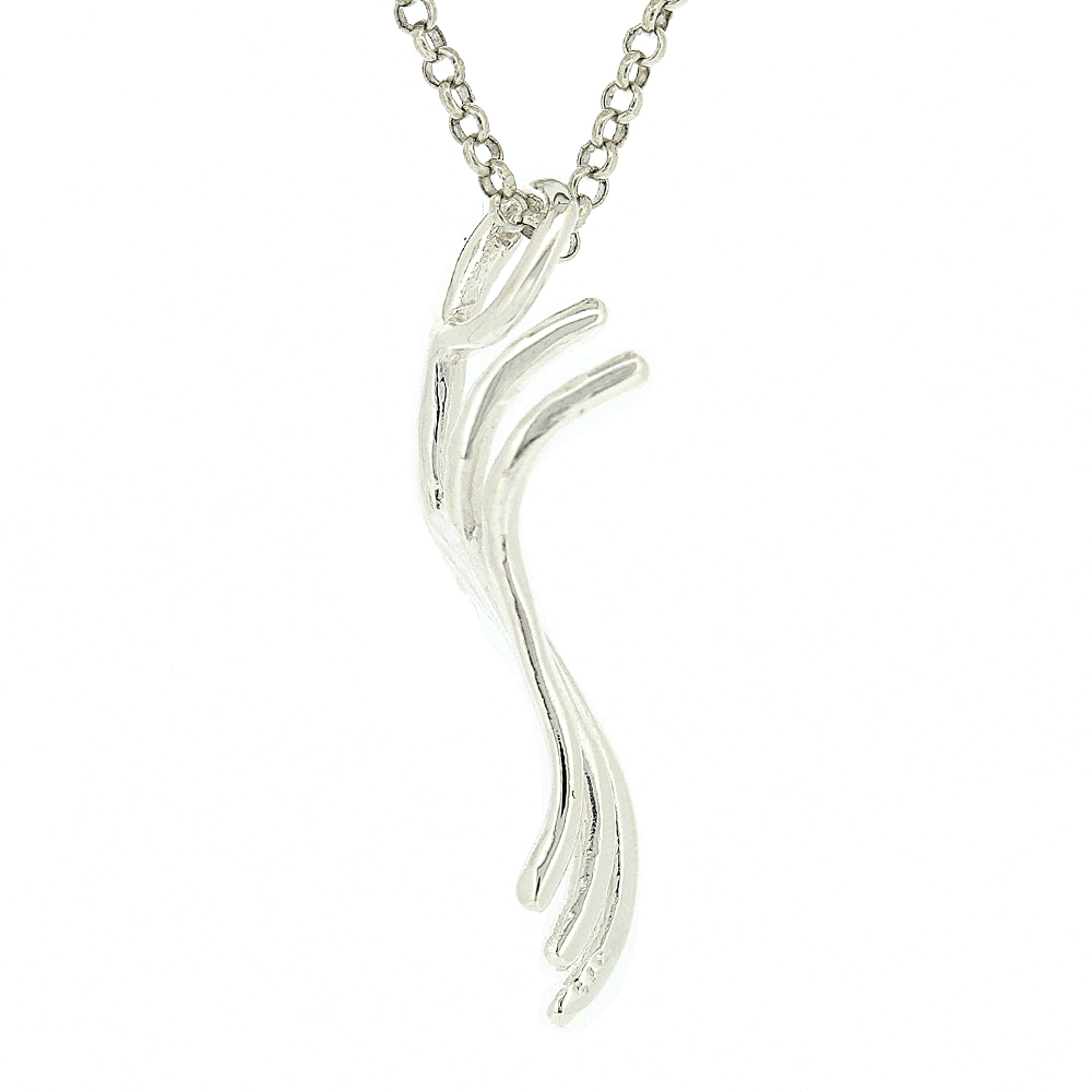 Simply Silver Currents Pendant