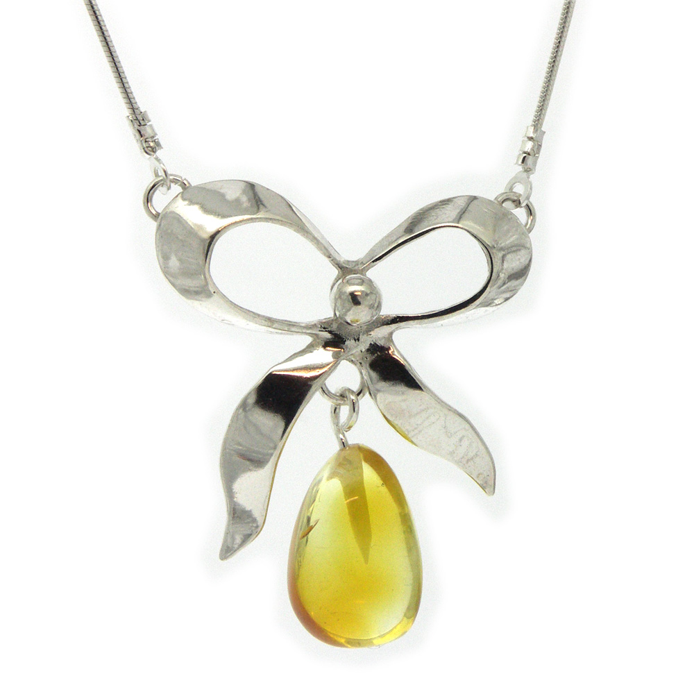 Amber Organics Bow Necklace