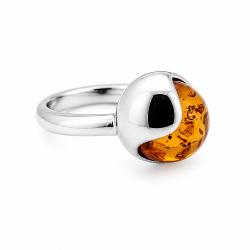 Amber Art Phantom Cognac Amber Ring