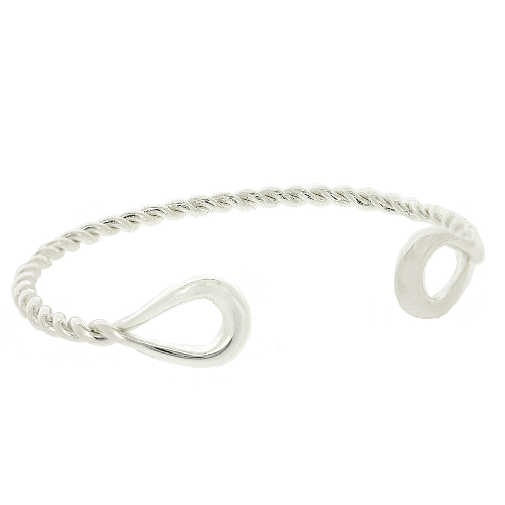 Silver Creation Bawsey Torc Cuff