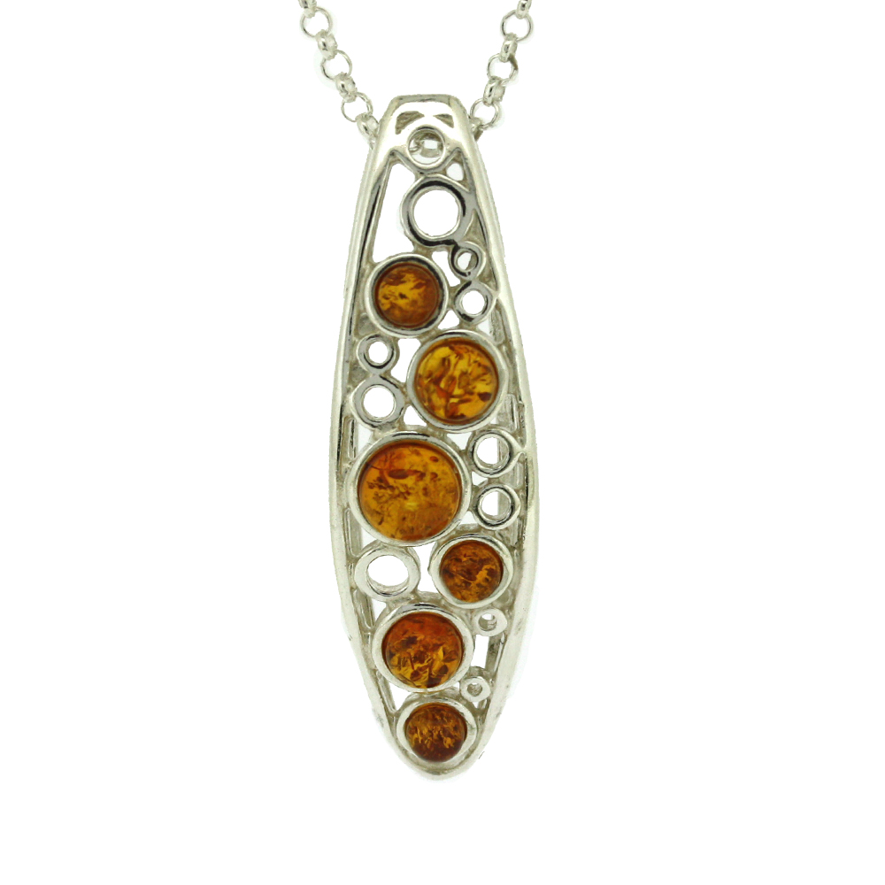 Classic Amber Splash Pendant