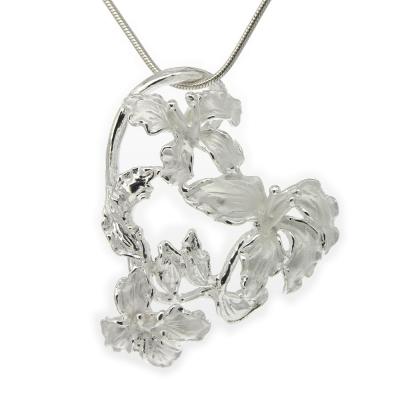 Silver Creation Floris Corde Pendant