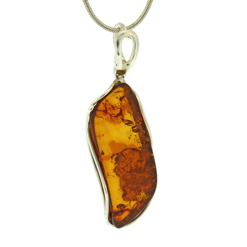 Bespoke Cognac Amber Pendant