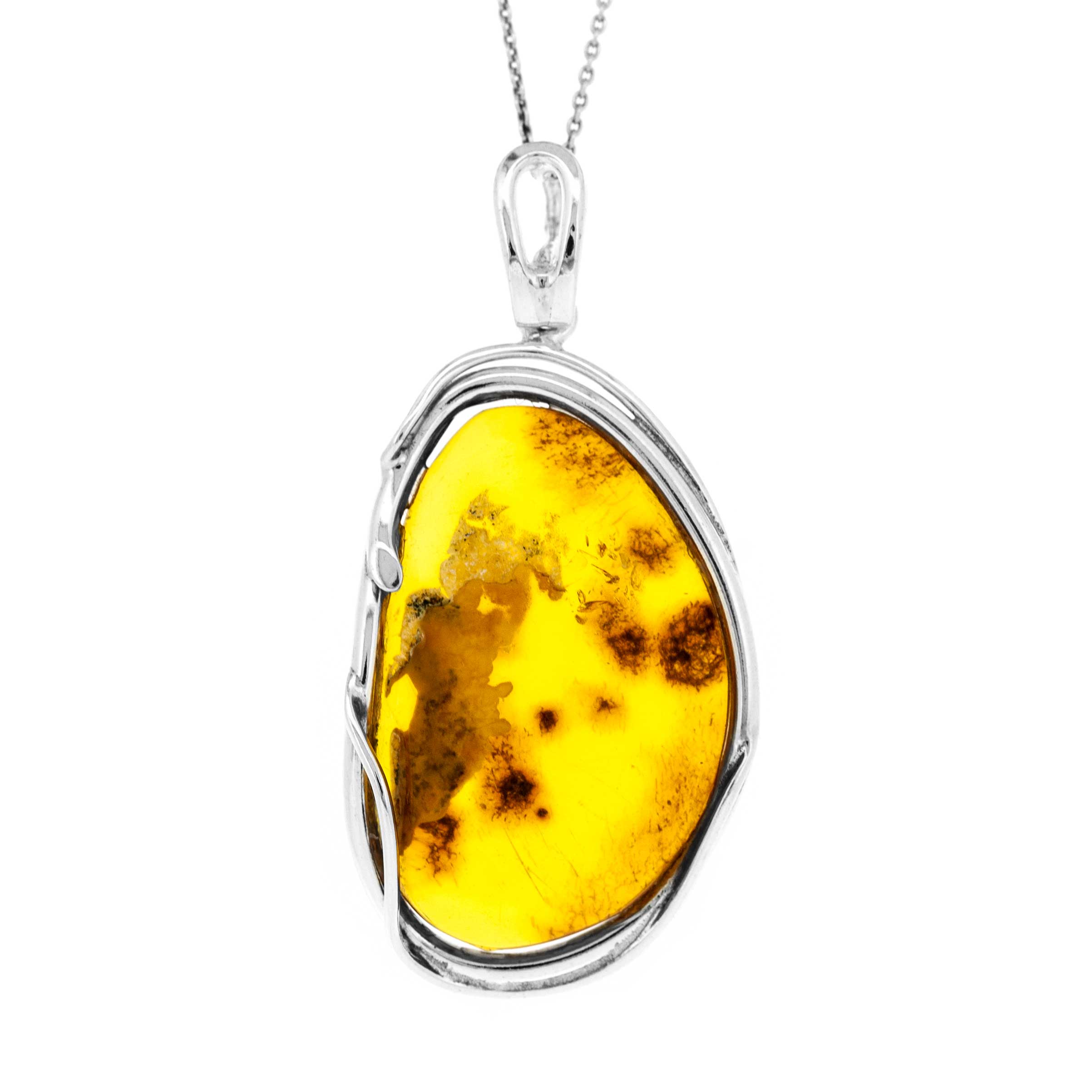 Bespoke Cognac Amber Pendant