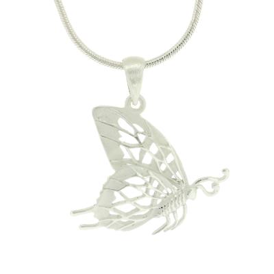 Silver Creation Monarch Butterfly Pendant 