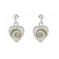 Bemine Shiva Eye Heart Earrings