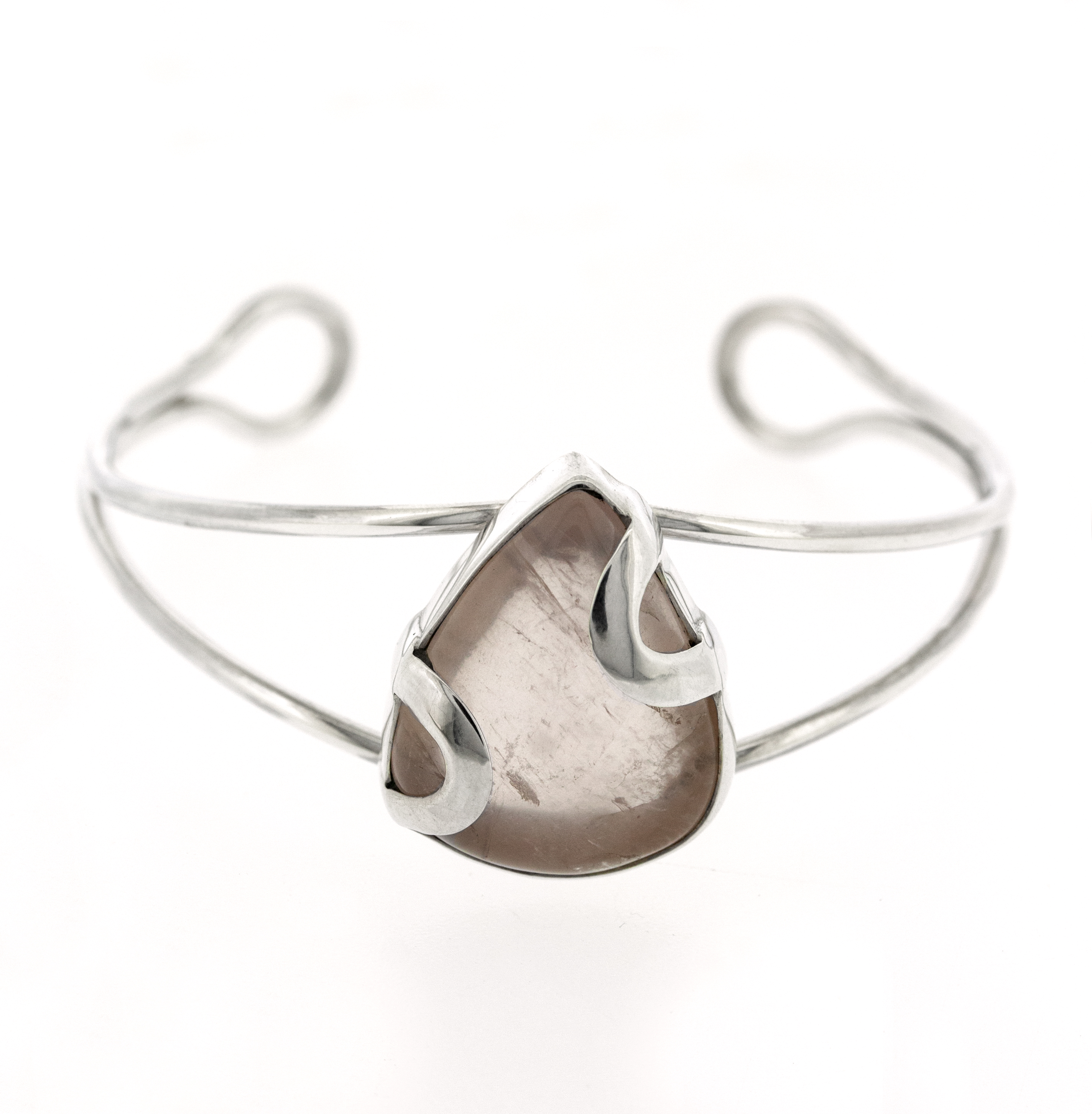 Bespoke Rose Quartz Bangle