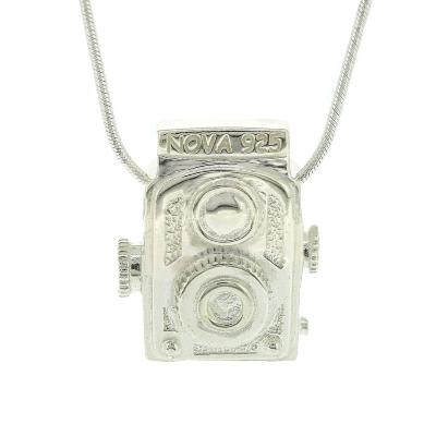  Silver Creation Twin Lens Reflex Camera Pendant