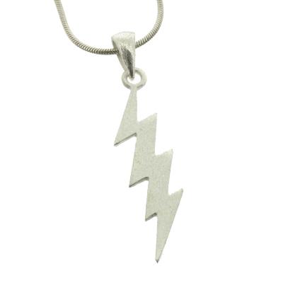 Silver Creation Lonely as a Cloud Lightning Pendant